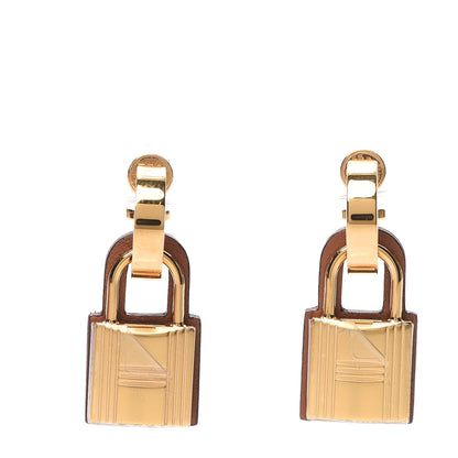 Hermes Swift O'Kelly Earrings Gold 1 of 8