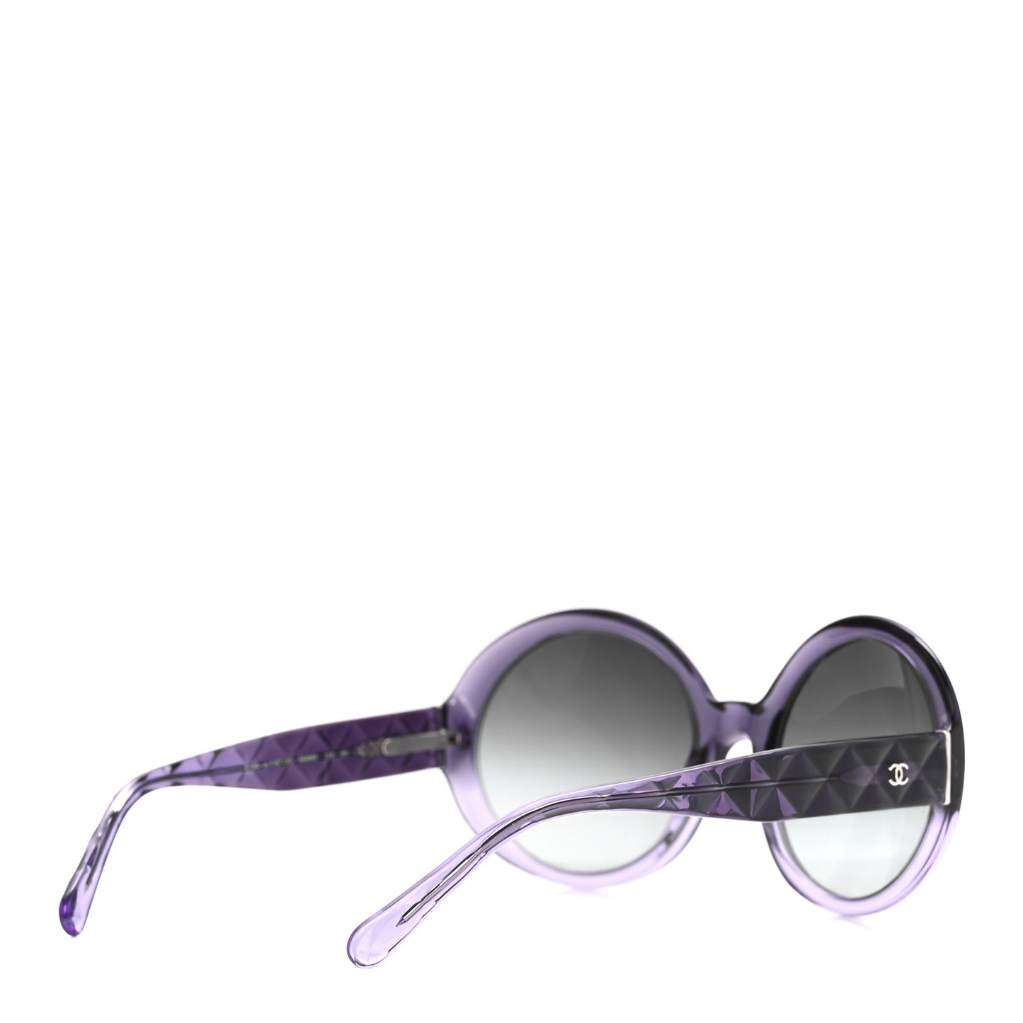 Quilted CC Mod Sunglasses 5120 Purple