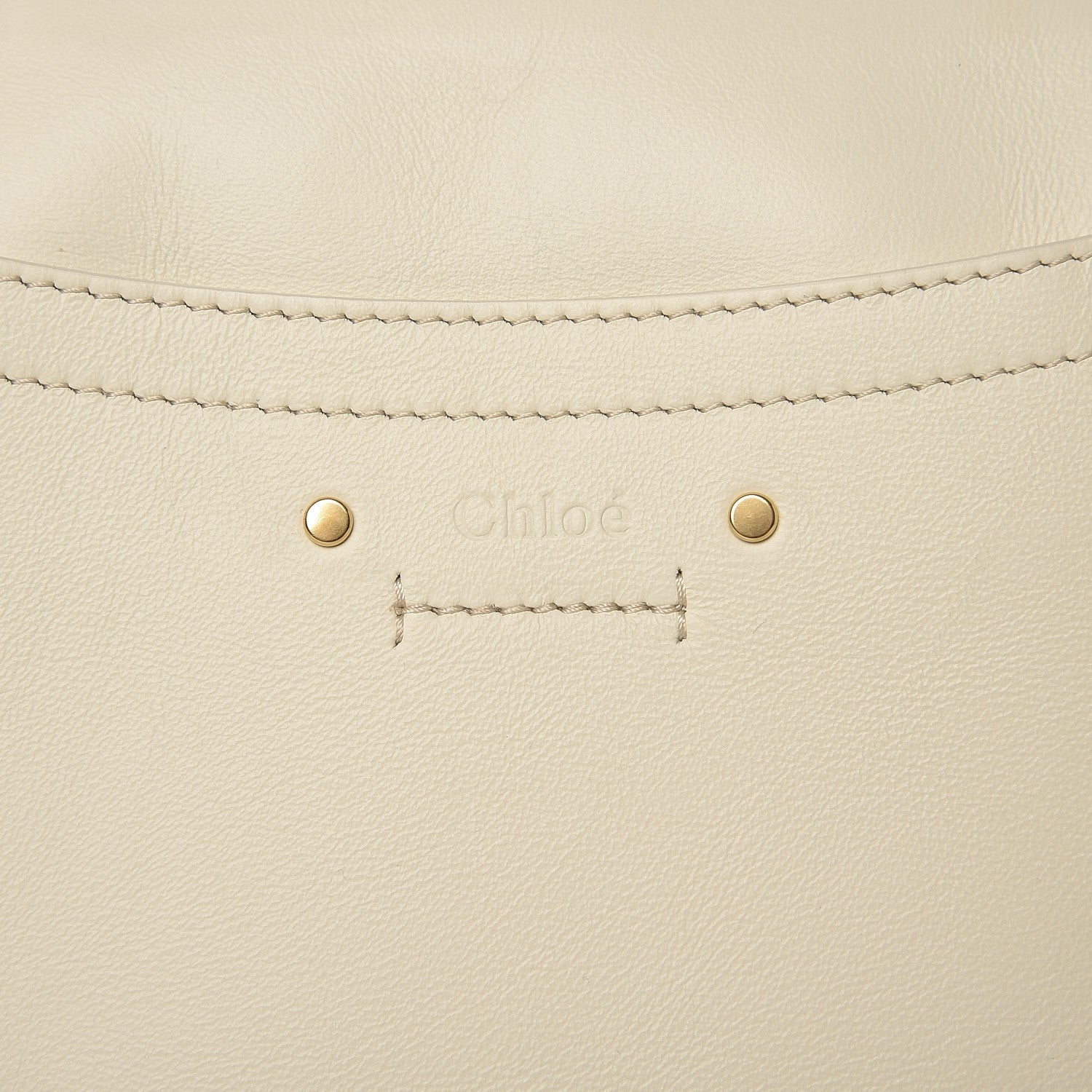 Chloe Calfskin Medium Roy Bag Natural White 11 of 11