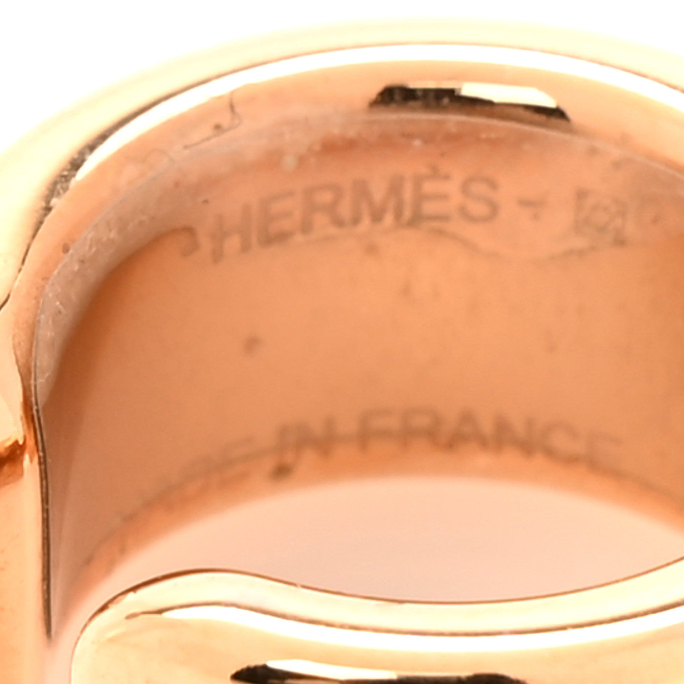 Hermes Lizard Olympe Ear Cuff PM Ficelle 3 of 4