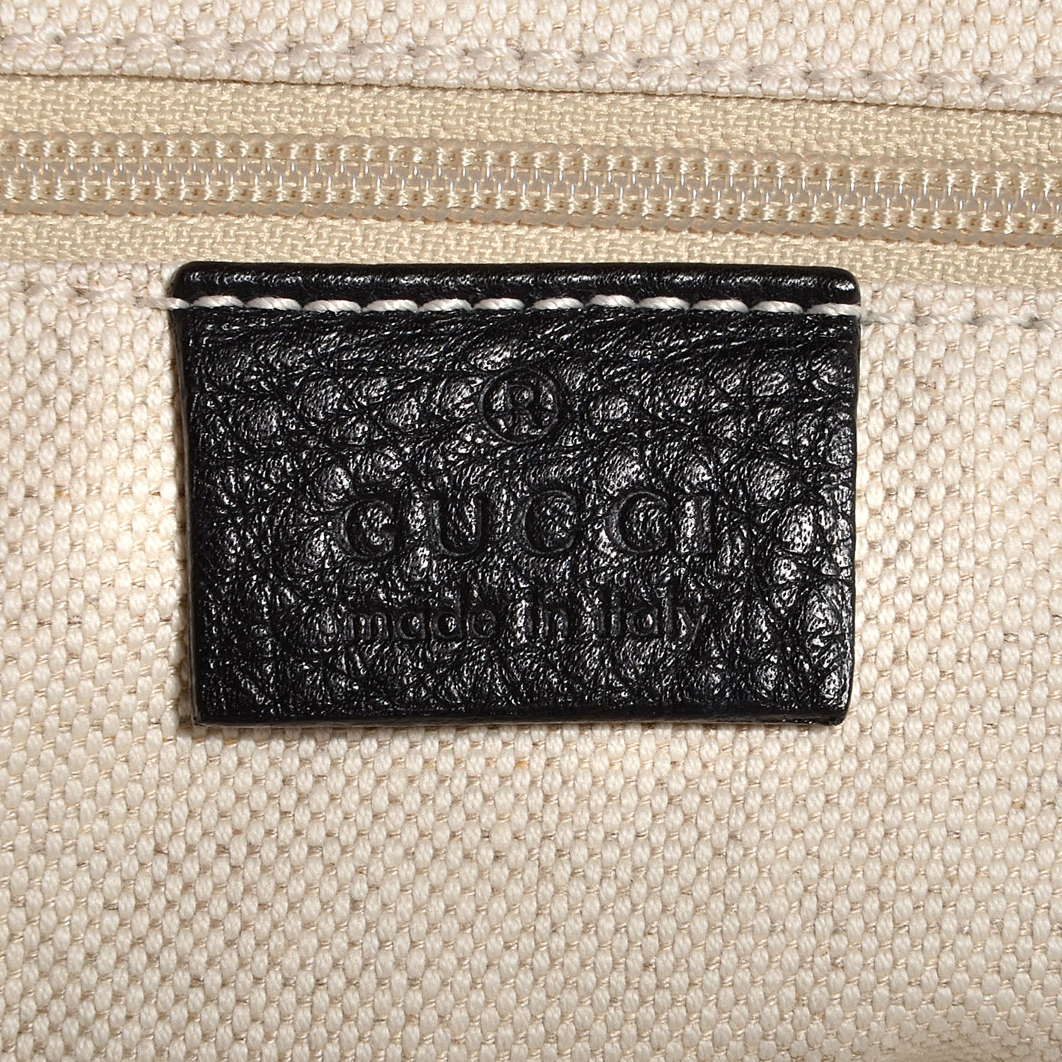 Gucci Pebbled Calfskin Large Sukey Tote Black 6 of 7