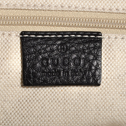 Gucci Pebbled Calfskin Large Sukey Tote Black 6 of 7