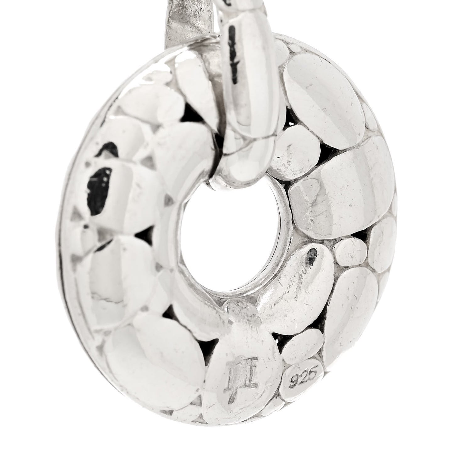Sterling Silver Kali Donut Charm Link Bracelet