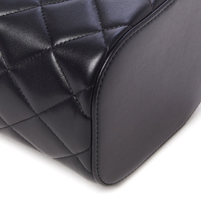 Chanel Lambskin Quilted Trendy Vanity Case Black 6 of 11