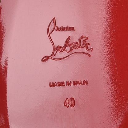 Christian Louboutin Tissu Galia Flat Espadrille 40 Navy Gold 6 of 8