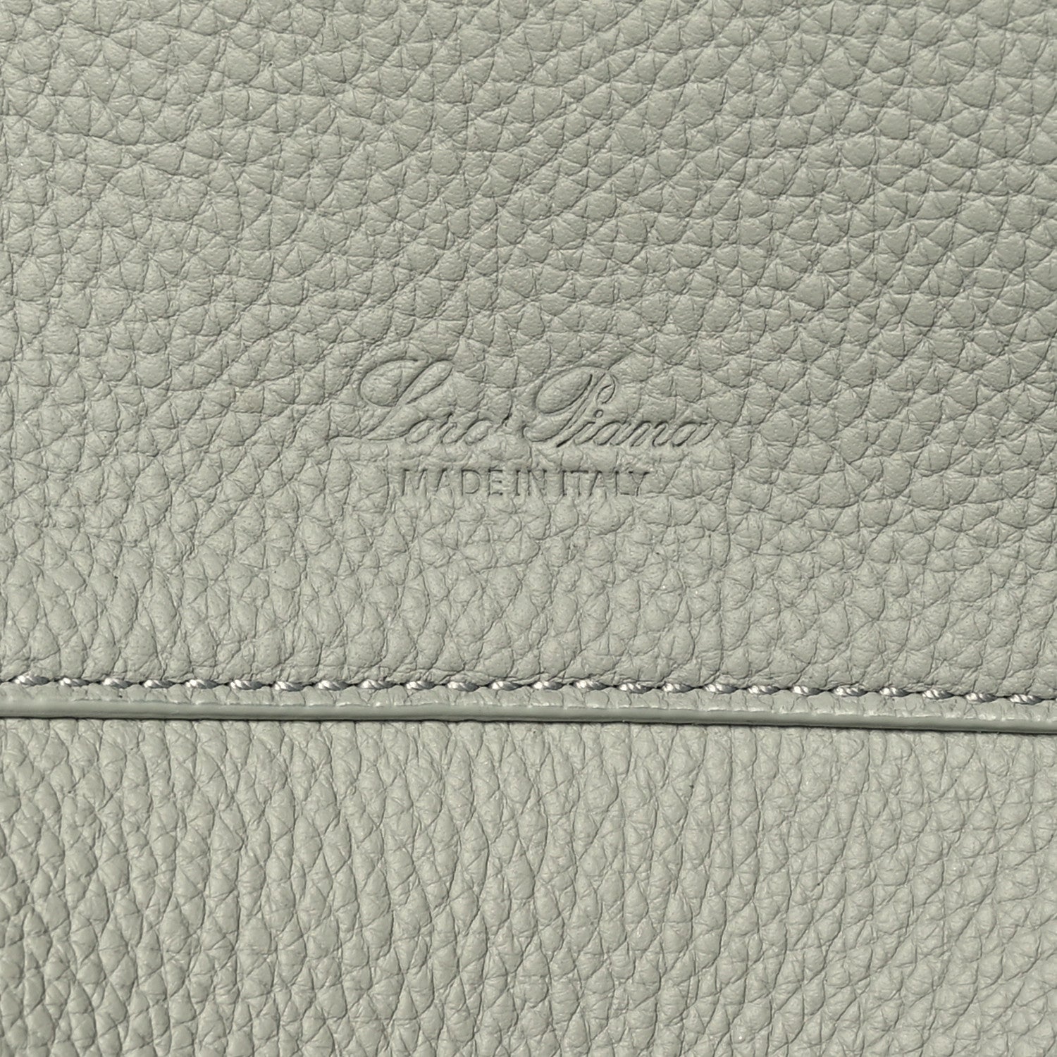 Loro Piana Grained Calfskin Medium Sesia Eucalyptus 7 of 11