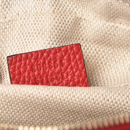 Gucci Pebbled Calfskin Small Soho Disco Bag Tabasco Red 7 of 10