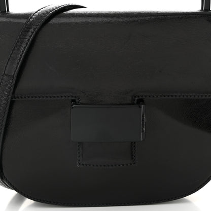 Prada Spazzolato Fliplock Flap Shoulder Bag  Black 8 of 10