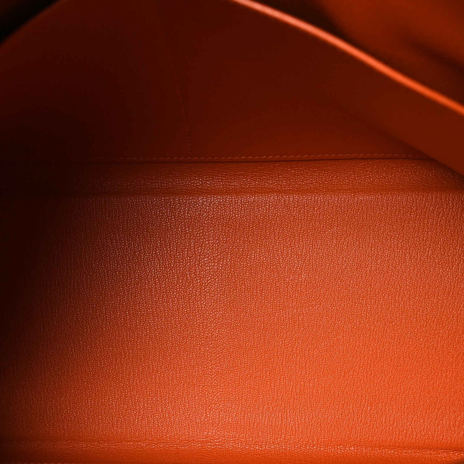 Hermes Taurillon Clemence Kelly Retourne 35 Orange 5 of 14