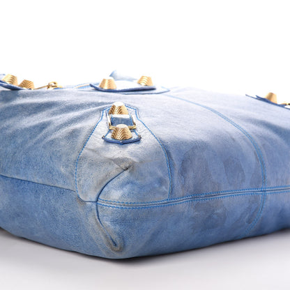 Balenciaga Chevre Giant 21 Gold Hardware Brief French Bleu 19 of 20