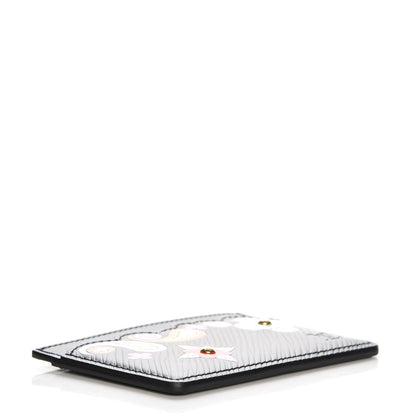 Louis Vuitton Epi Flower Remix Card Holder Black 4 of 8