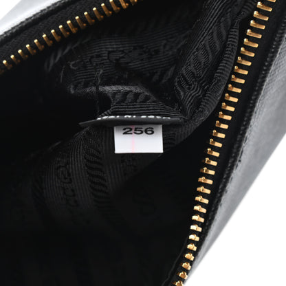 Prada Saffiano Lux Re-Edition 2005 Shoulder Bag Black 8 of 10