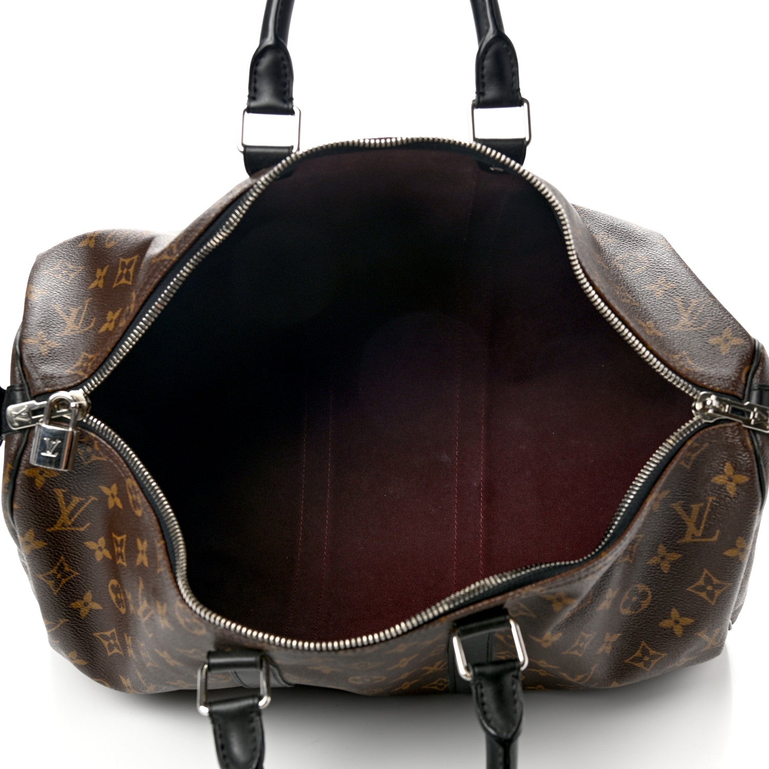 Louis Vuitton Monogram Macassar Keepall Bandouliere 45 5 of 14