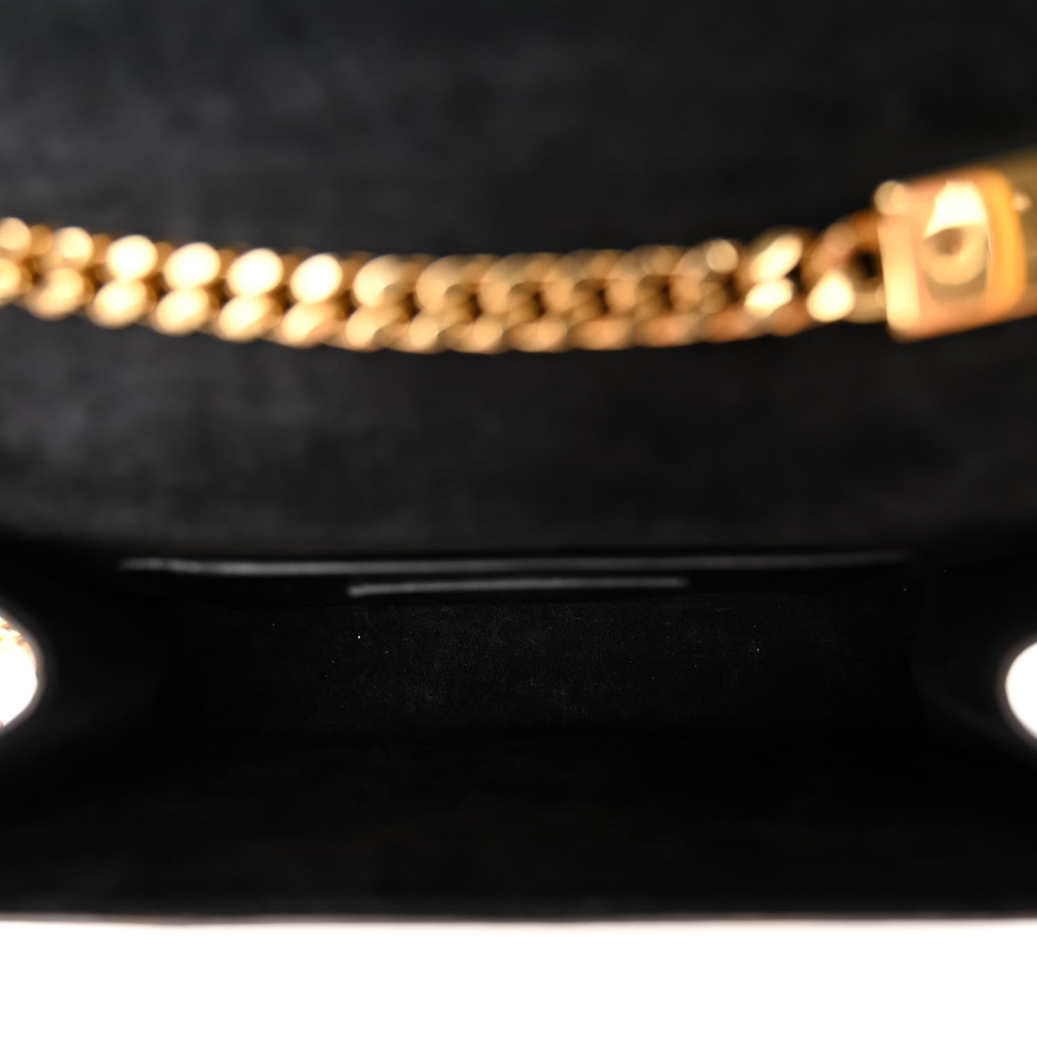 Saint Laurent Metallic Calfskin Small Classic Monogram Kate Tassel Satchel Silver 6 of 10