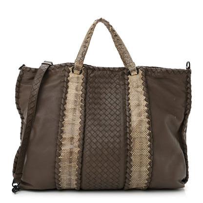 Bottega Veneta Nappa Intrecciato Ayers Tote Grey 1 of 14
