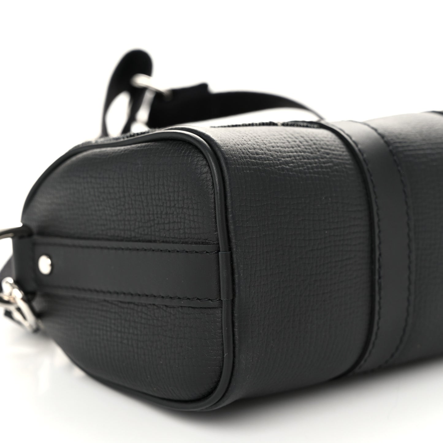 X NIGO Taurillon Monogram Denim Drip Keepall XS Black