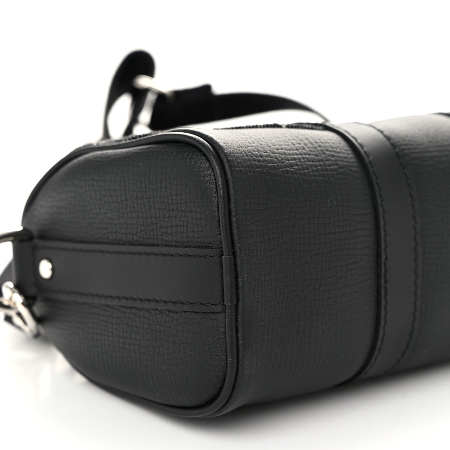 Louis Vuitton X NIGO Taurillon Monogram Denim Drip Keepall XS Black 8 of 10