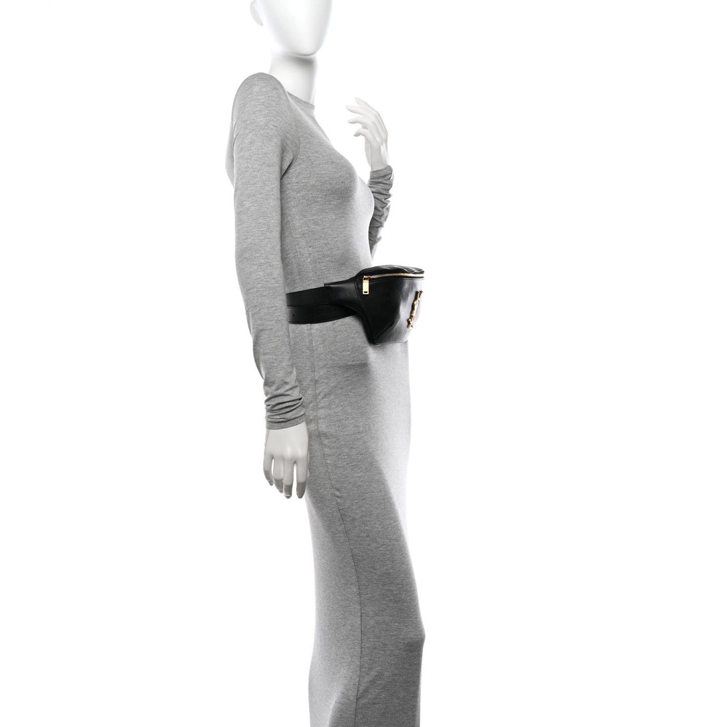 Grain De Poudre Monogram Belt Bag Black