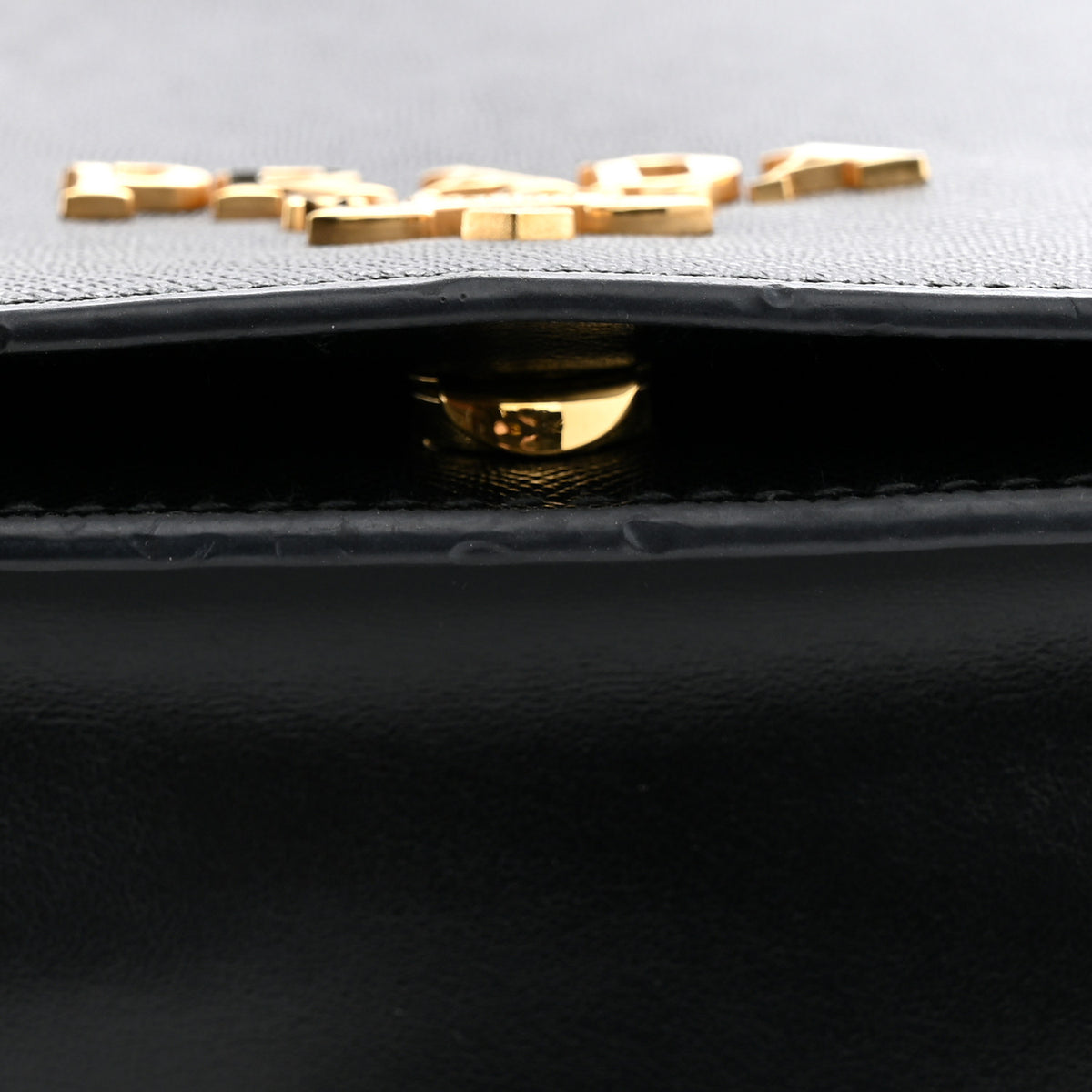 Prada Saffiano Chain Shoulder Bag Black 11 of 11