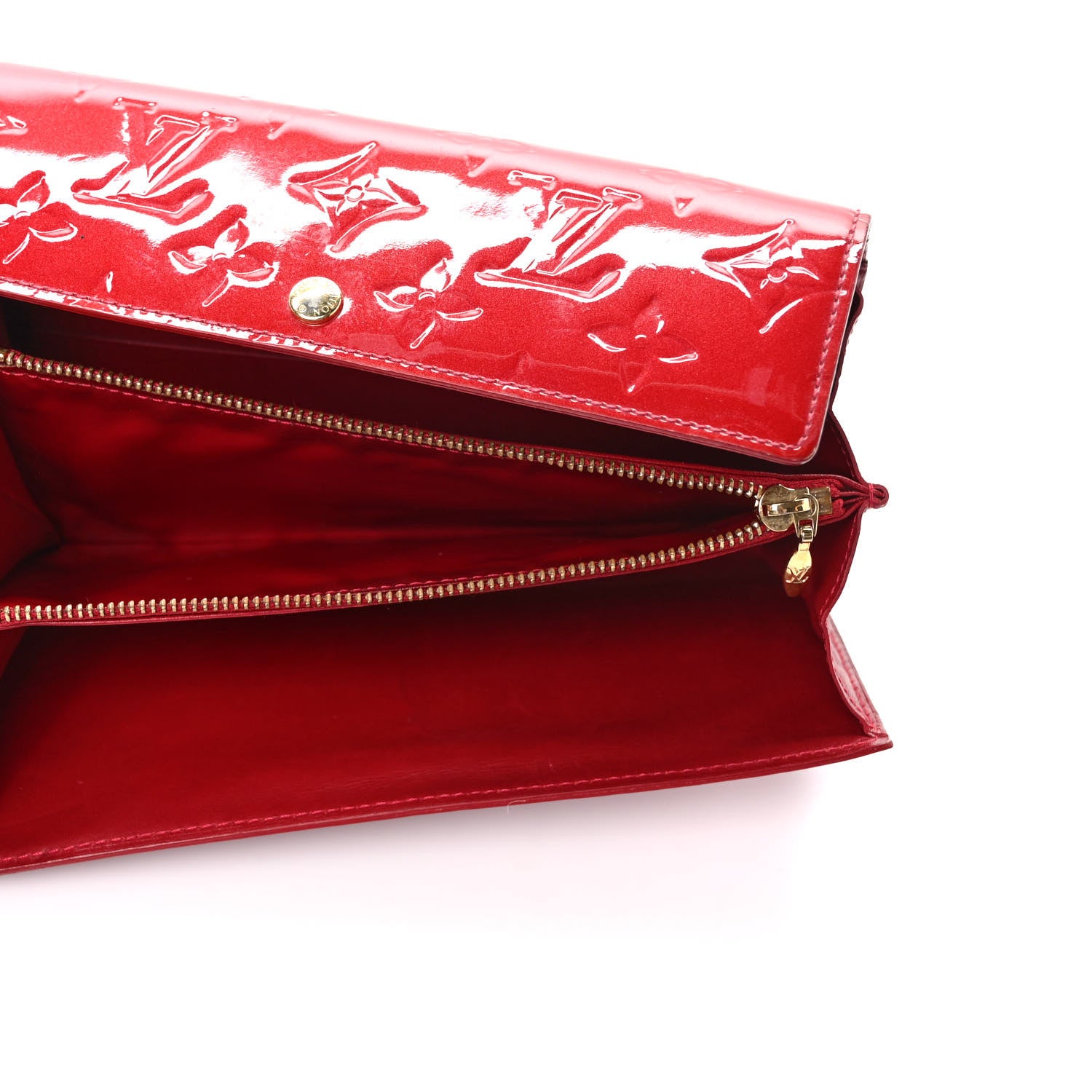Louis Vuitton Vernis Sarah Wallet Pomme D'Amour 5 of 9