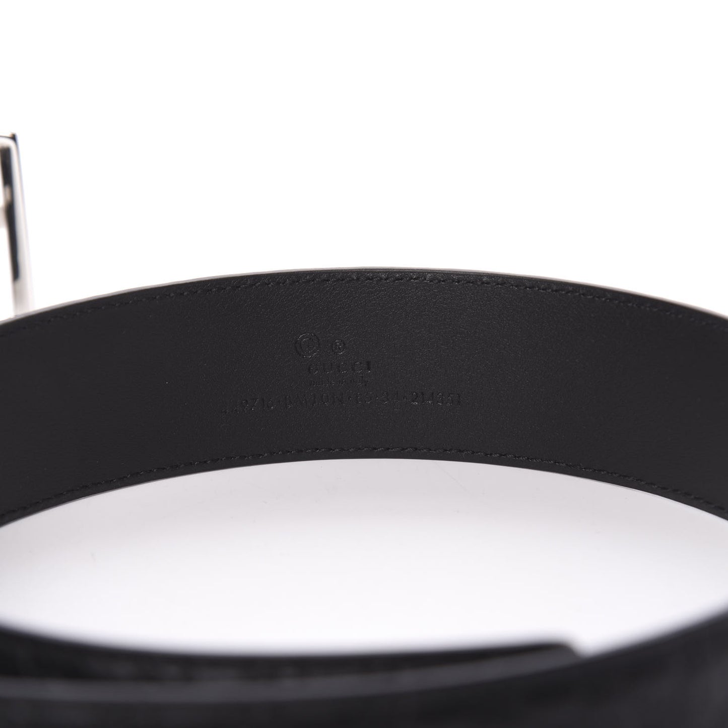 Soft Microguccissima 40mm Belt 85 34 Black