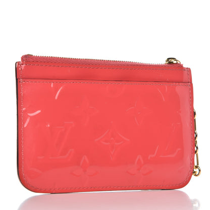 Louis Vuitton Vernis Key Pouch Rose Litchi 3 of 9