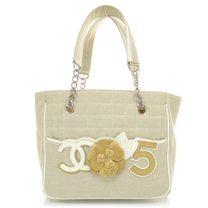 Chanel Canvas Camellia N°5 Tote 1 of 9