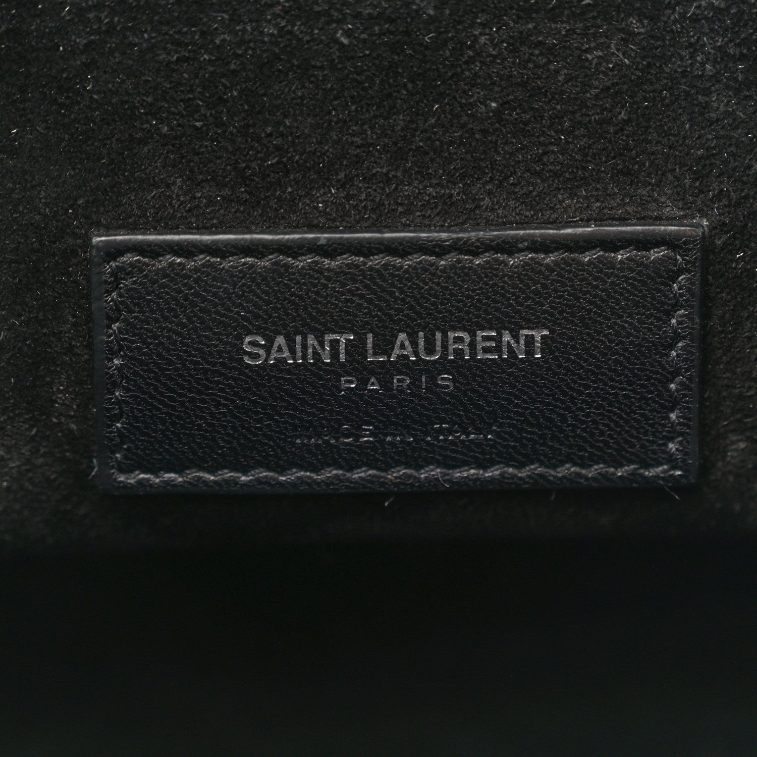 Saint Laurent Calfskin Crocodile Embossed Large Souple Sac De Jour Black 6 of 13