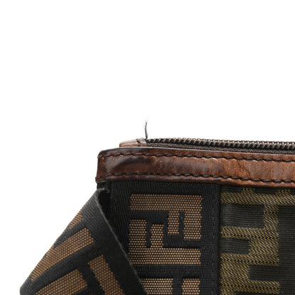 Fendi Zucca Vitello Patchwork Belt Bag Tobacco Sabbia 11 of 12