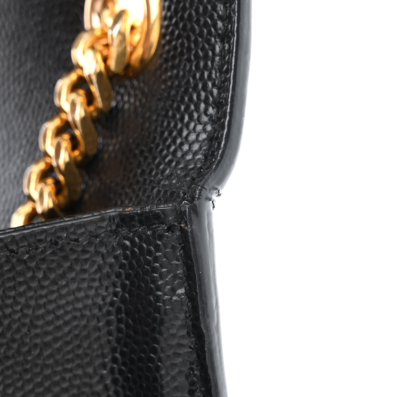 Saint Laurent Grain De Poudre Medium Classic Monogram Kate Satchel Black 11 of 13