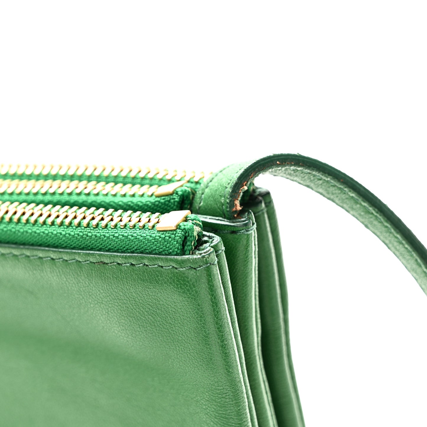 Lambskin Large Trio Crossbody Bag Palm