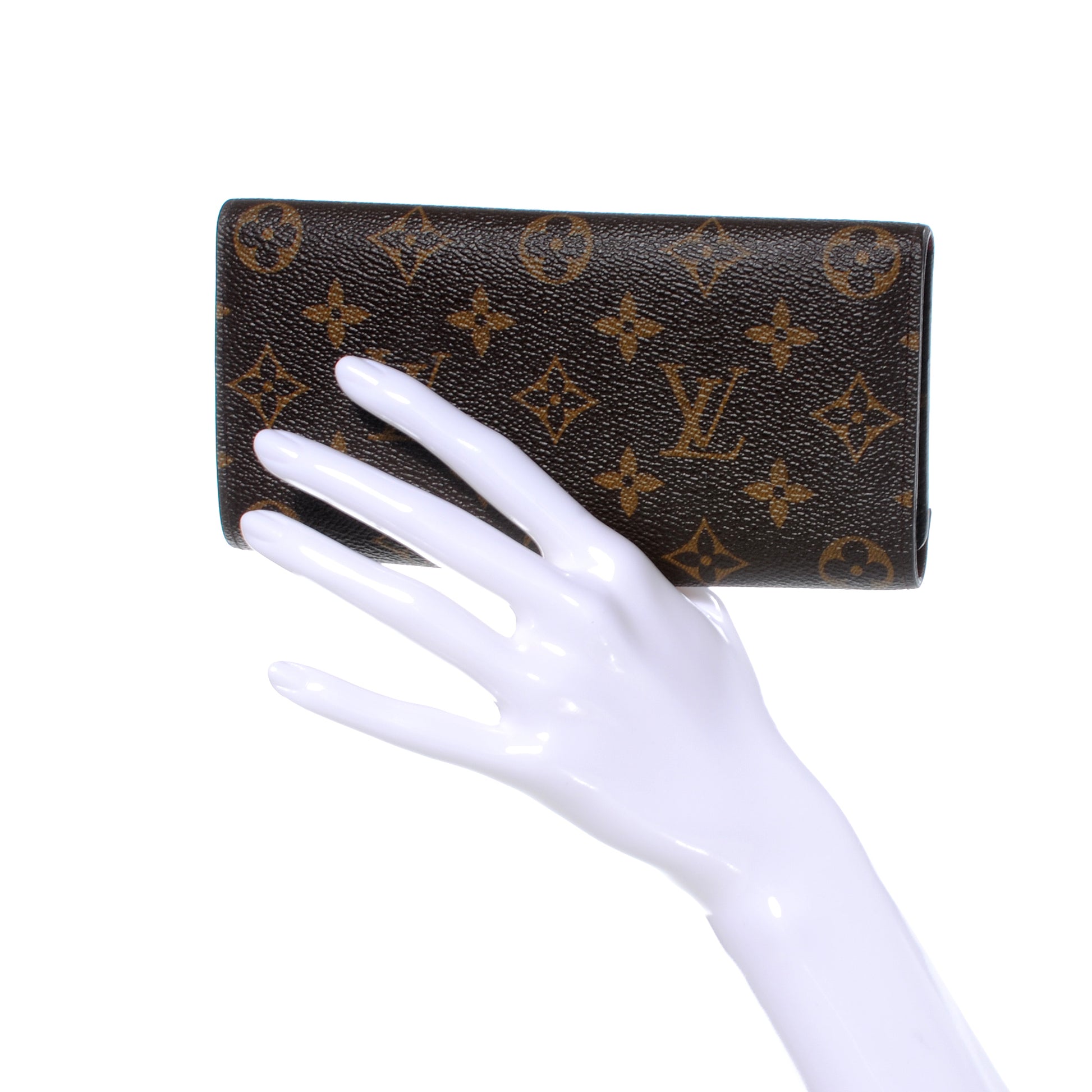 Louis Vuitton Monogram Josephine Wallet Red 2 of 6