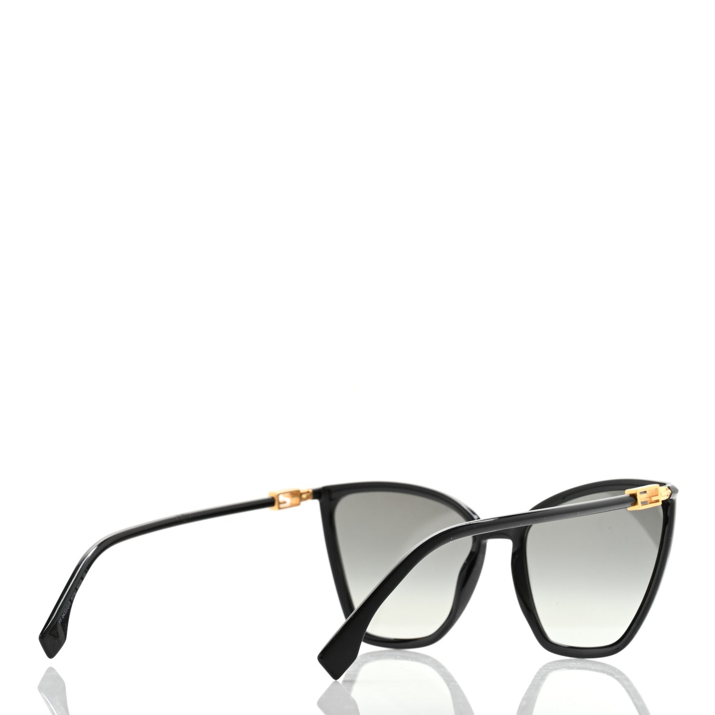 Acetate Cat Eye Sunglasses FF 0433/G/S Black