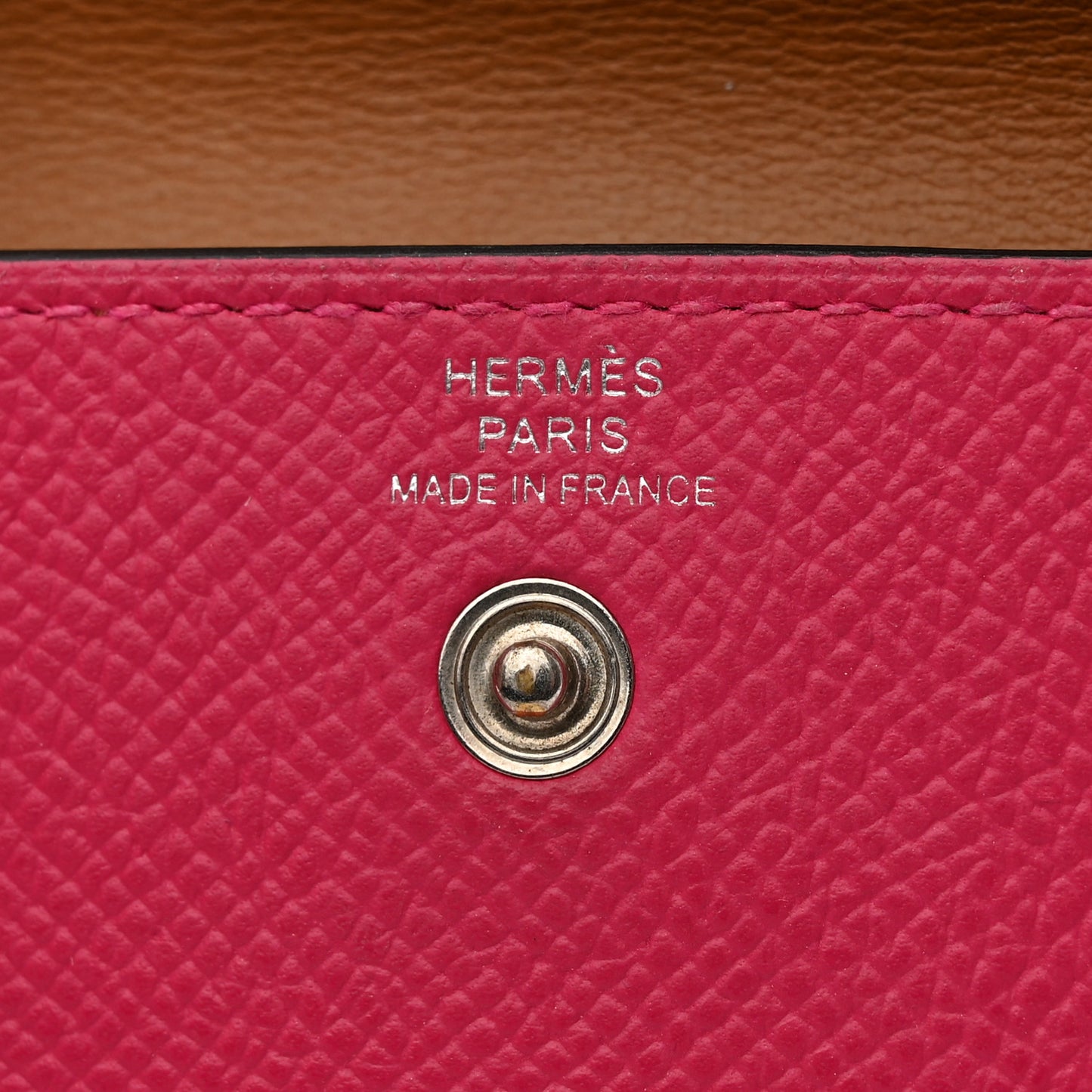 Epsom Kelly Pocket Belt Rose Mexico