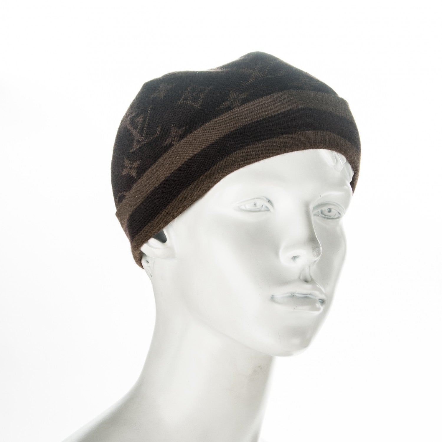 Louis Vuitton Monogram Cashmere Silk Beanie 2 of 5