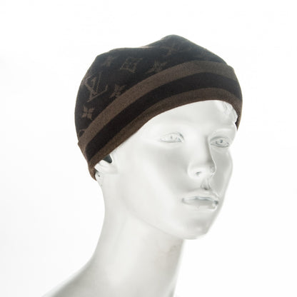 Louis Vuitton Monogram Cashmere Silk Beanie 2 of 5