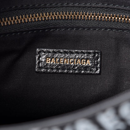 Balenciaga Agneau Classic Hardware Graffiti All Over S City Black 6 of 8