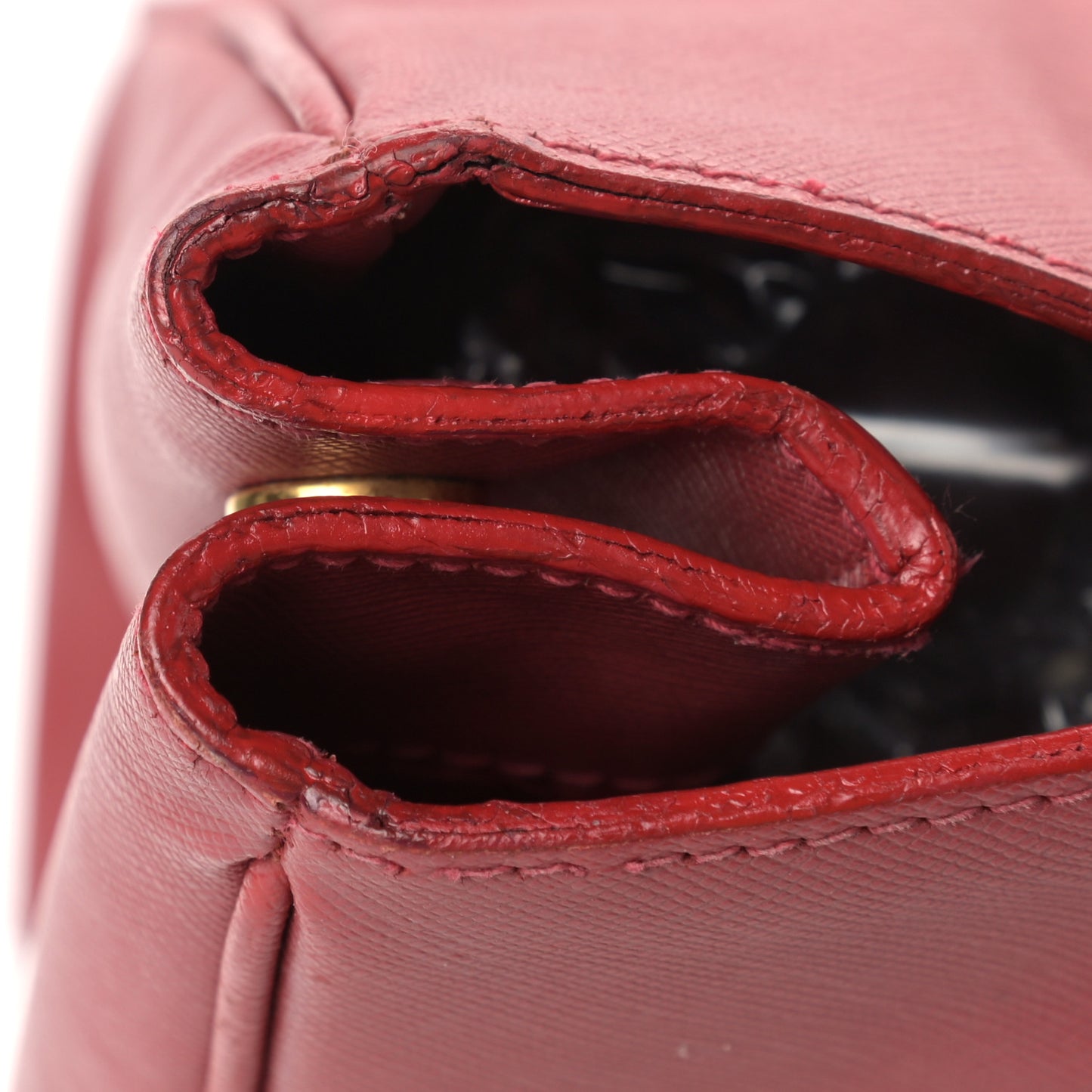 Saffiano Lux Large Tote Fuoco