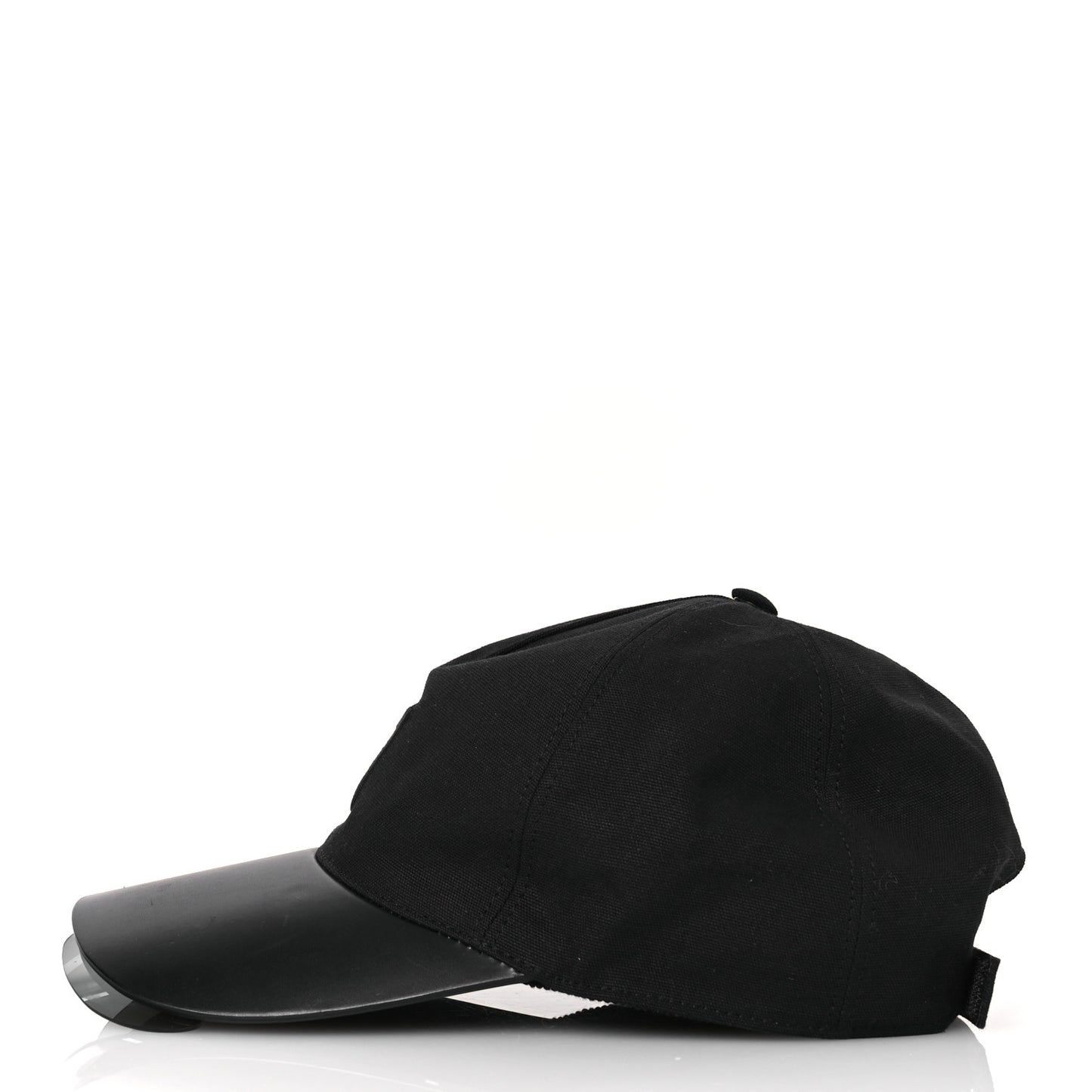 Cotton Suede Eyecap Shield Sunglasses With Baseball Cap 58 Black