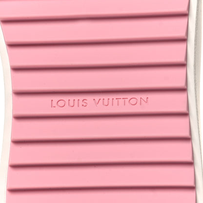 Louis Vuitton Calfskin Time Out Bow Sneakers 41 White Pink 8 of 10