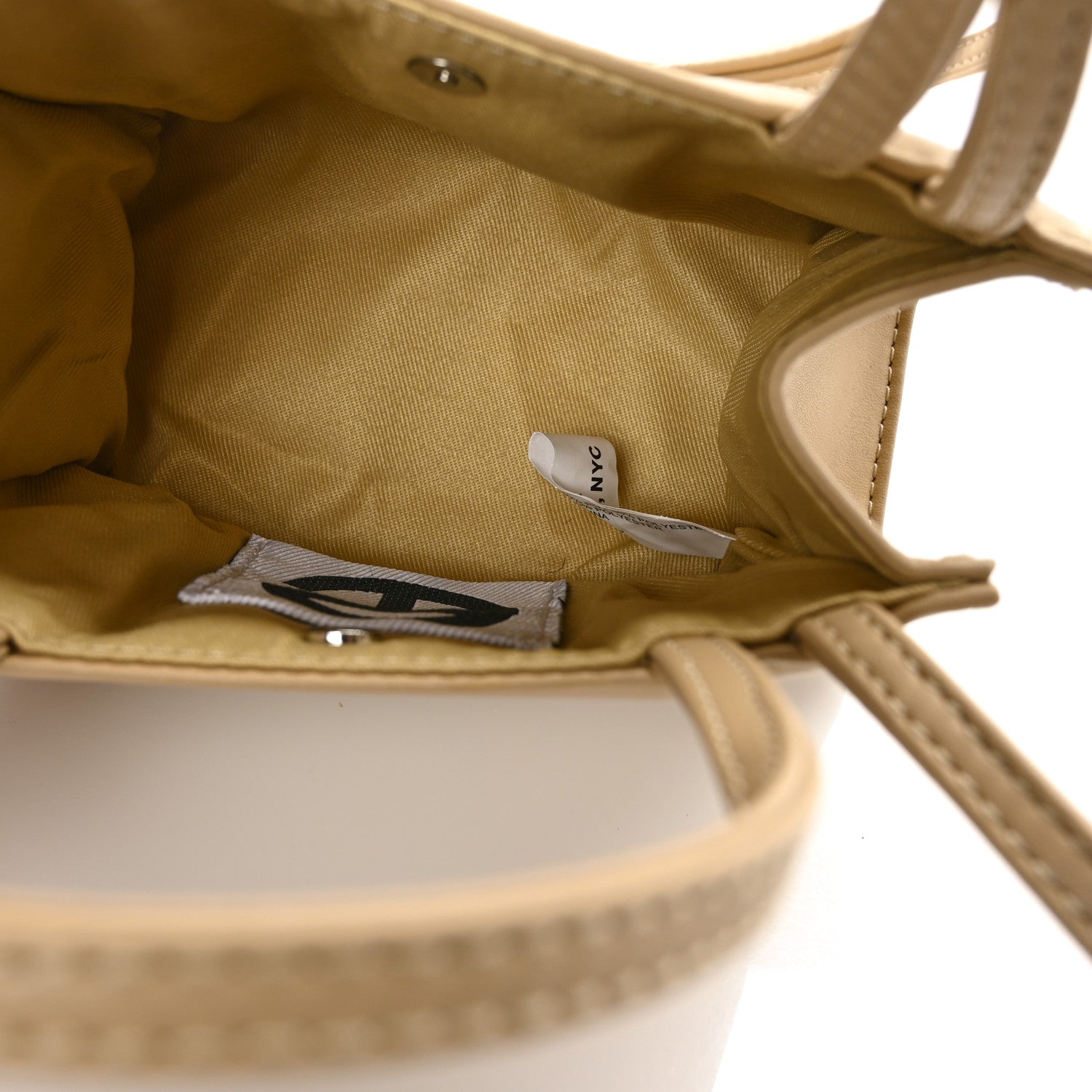 Telfar Vegan Leather Small Shopping Bag Cream 5 of 7