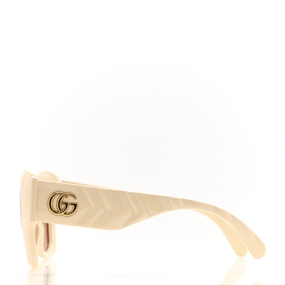 Gucci Acetate GG Butterfly Sunglasses GG0808S Ivory 3 of 8