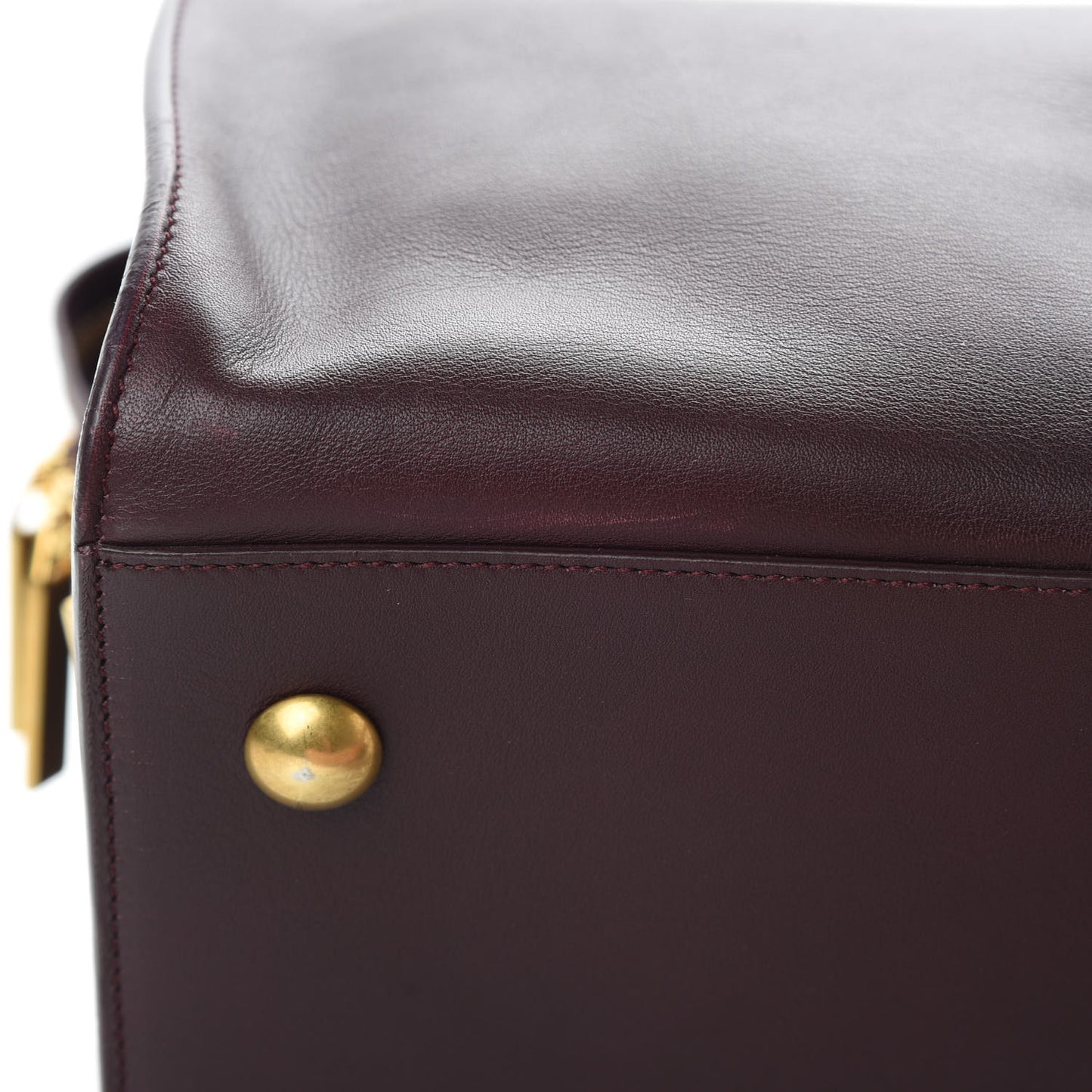 Calfskin Medium Classic Y Cabas Bordeaux