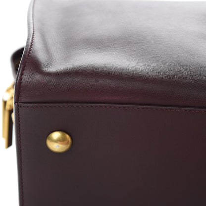 Saint Laurent Calfskin Medium Classic Y Cabas Bordeaux 14 of 17