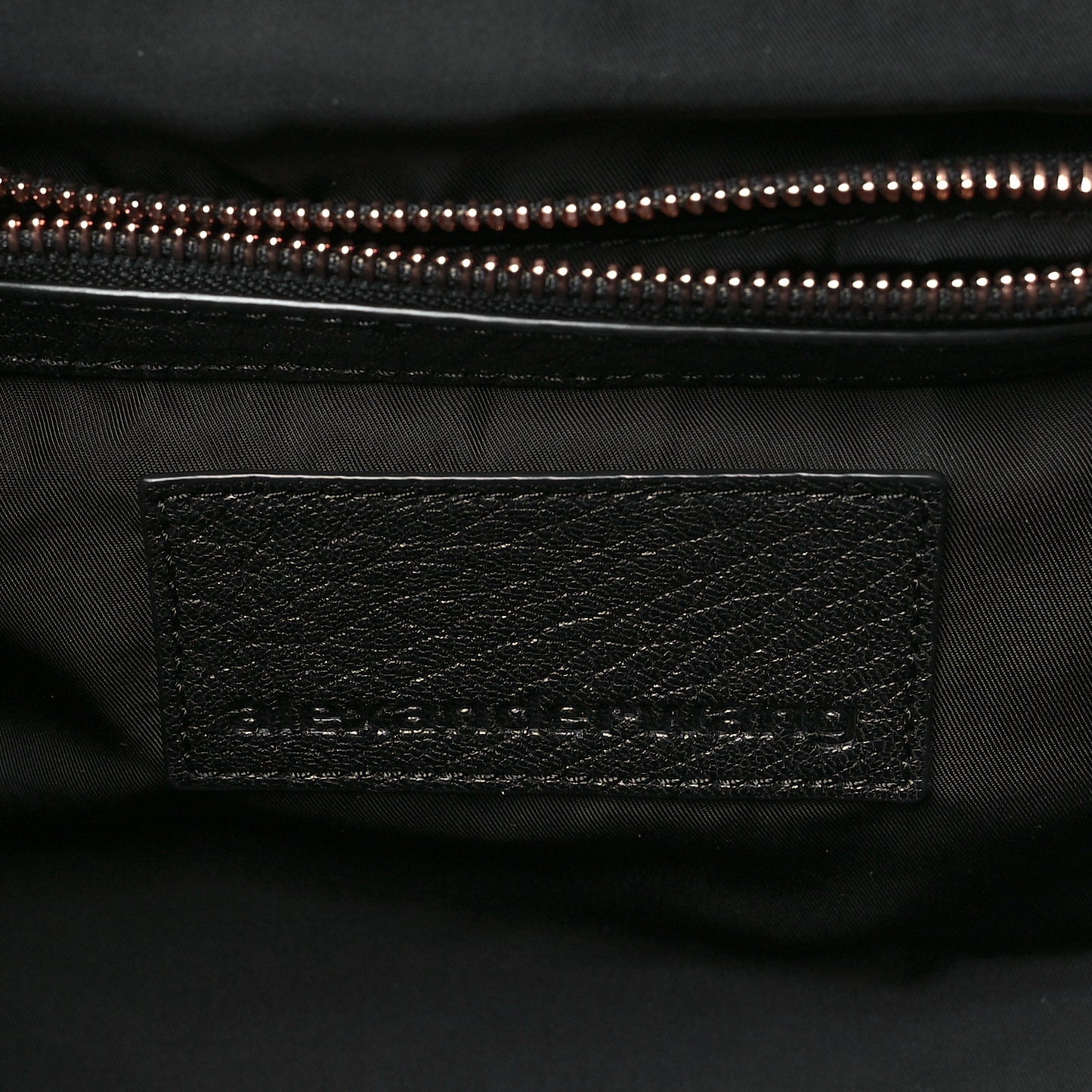 Pebbled Lambskin Rockie Black Rose Gold Hardware