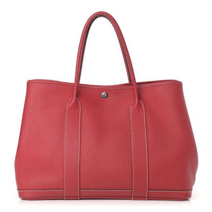 Hermes Vache Country Garden Party 36 MM Rouge Casaque 1 of 10