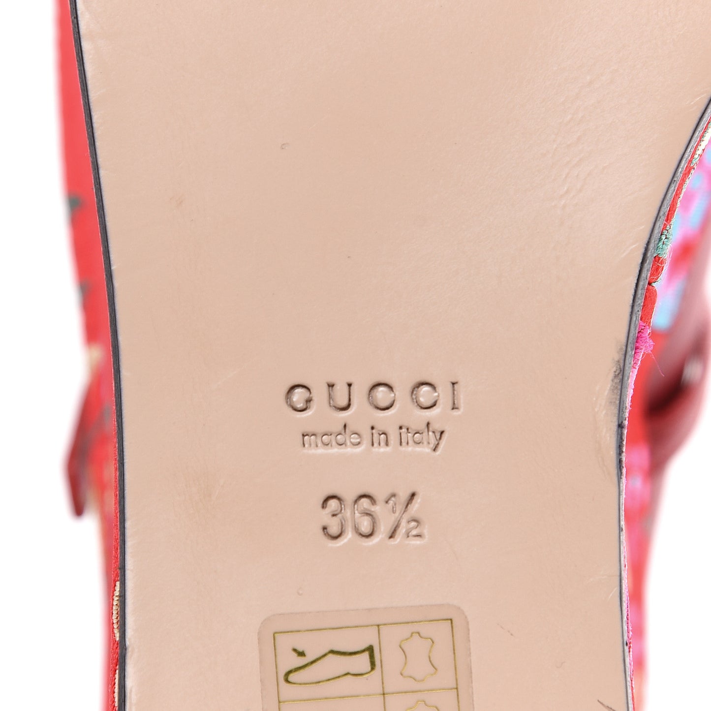 Malaga Kid Silk Hannelore Detachable Platform Slide 36.5 Hibiscus Red