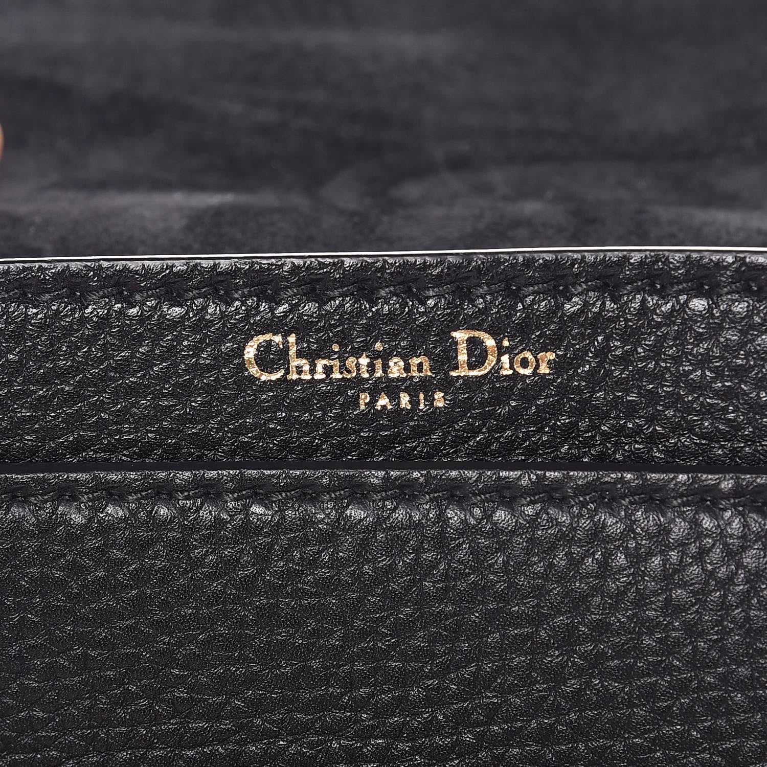 Christian Dior Grained Calfskin Dio(r)evolution Top Handle Flap Bag Black 6 of 8