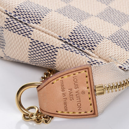 Louis Vuitton Damier Azur Mini Pochette Accessories 6 of 8