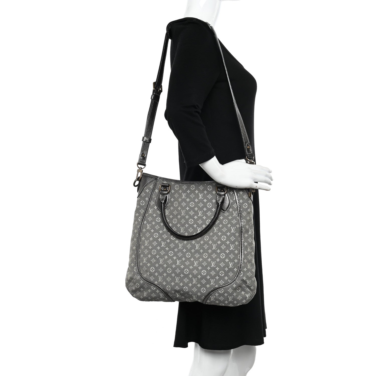 Louis Vuitton Mini Lin Monogram Besace Angele Platine 2 of 10
